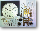 アイチ30日巻カギ巻柱時計 分解掃除(オーバーホール)---もうちょっと詳しく･･･拡大版【OVERHAUL】《 時計分解 》【times-machine.com】時計修理の分解工程・組立工程へ