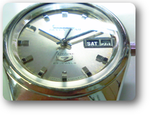 シチズンセブンスターデラックス5270L自動巻腕時計 分解掃除(オーバーホール)、ガラス交換、修理完成品