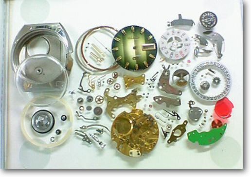6.シチズンコスモトロン7804A電子腕時計 分解掃除(オーバーホール)