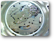 クォーツ式腕時計修理---安価品クロノグラフMIYOTA0S20クォーツ腕時計 電池交換修理後【times-machine.com】《 時計修理 》【三田時計メガネ店@栃木県大田原市前田】