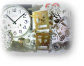 アイコー31日巻カギ巻柱時計 分解掃除(オーバーホール)---もうちょっと詳しく･･･拡大版【OVERHAUL】《 時計分解 》【times-machine.com】時計修理の分解工程・組立工程へ